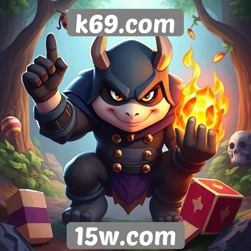 Variedade de jogos disponíveis no k69.com